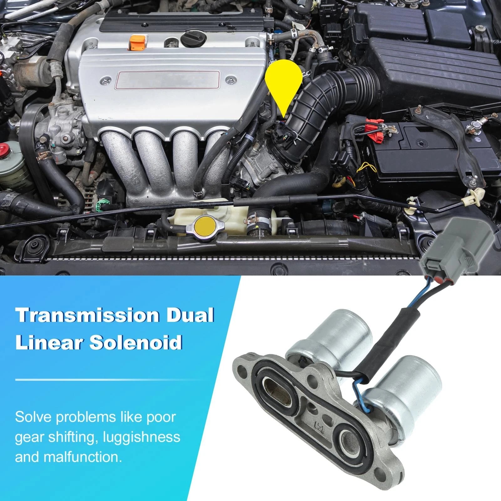 Transmission Shift Solenoid Replacement for Honda Accord Acura CL (1998–2003)