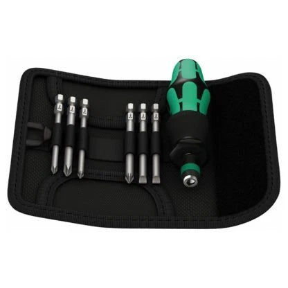 Set of 7 Multi-Bit Blades with Handle for Wera Tools