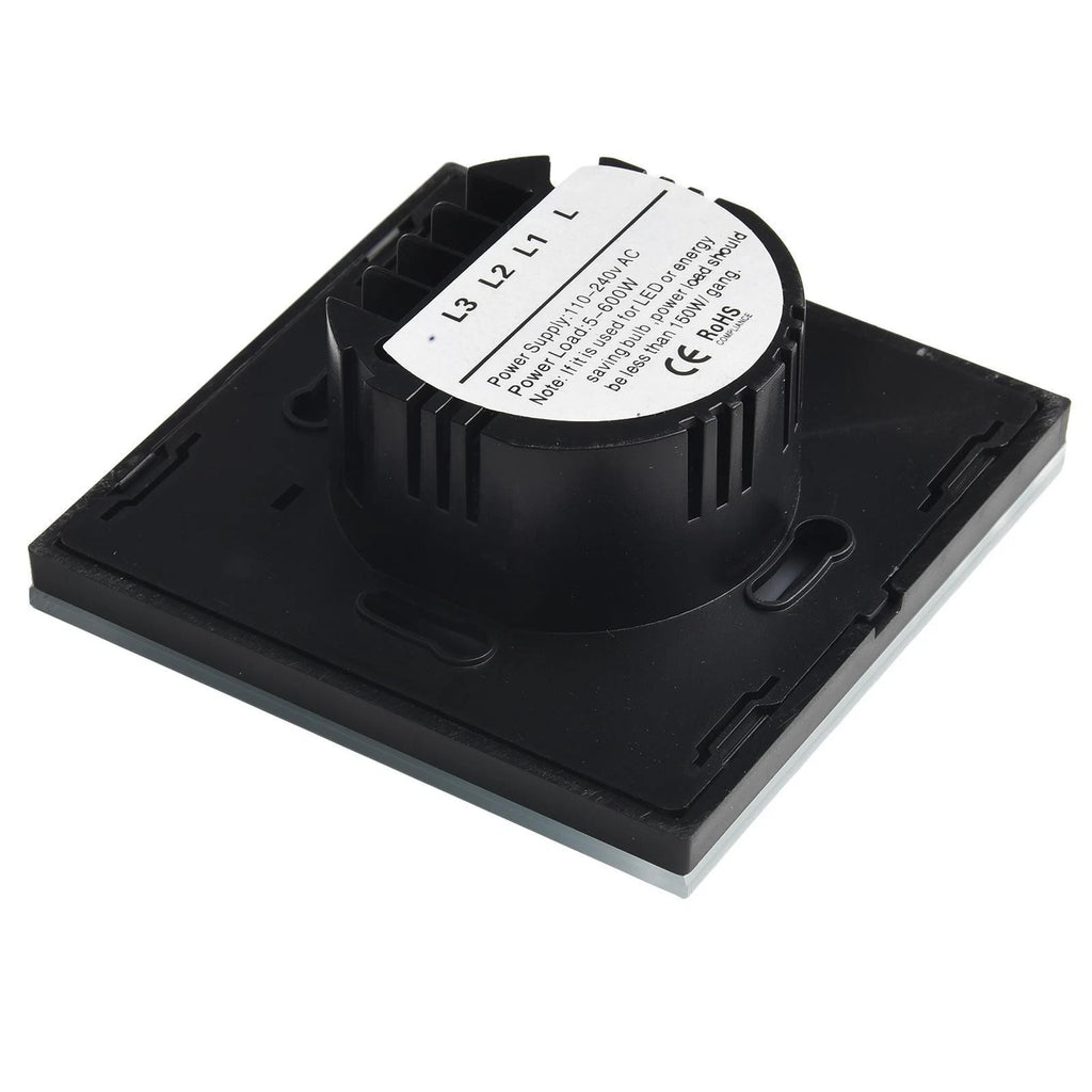 2 Gang Touch Light Dimming Device for Modern Design