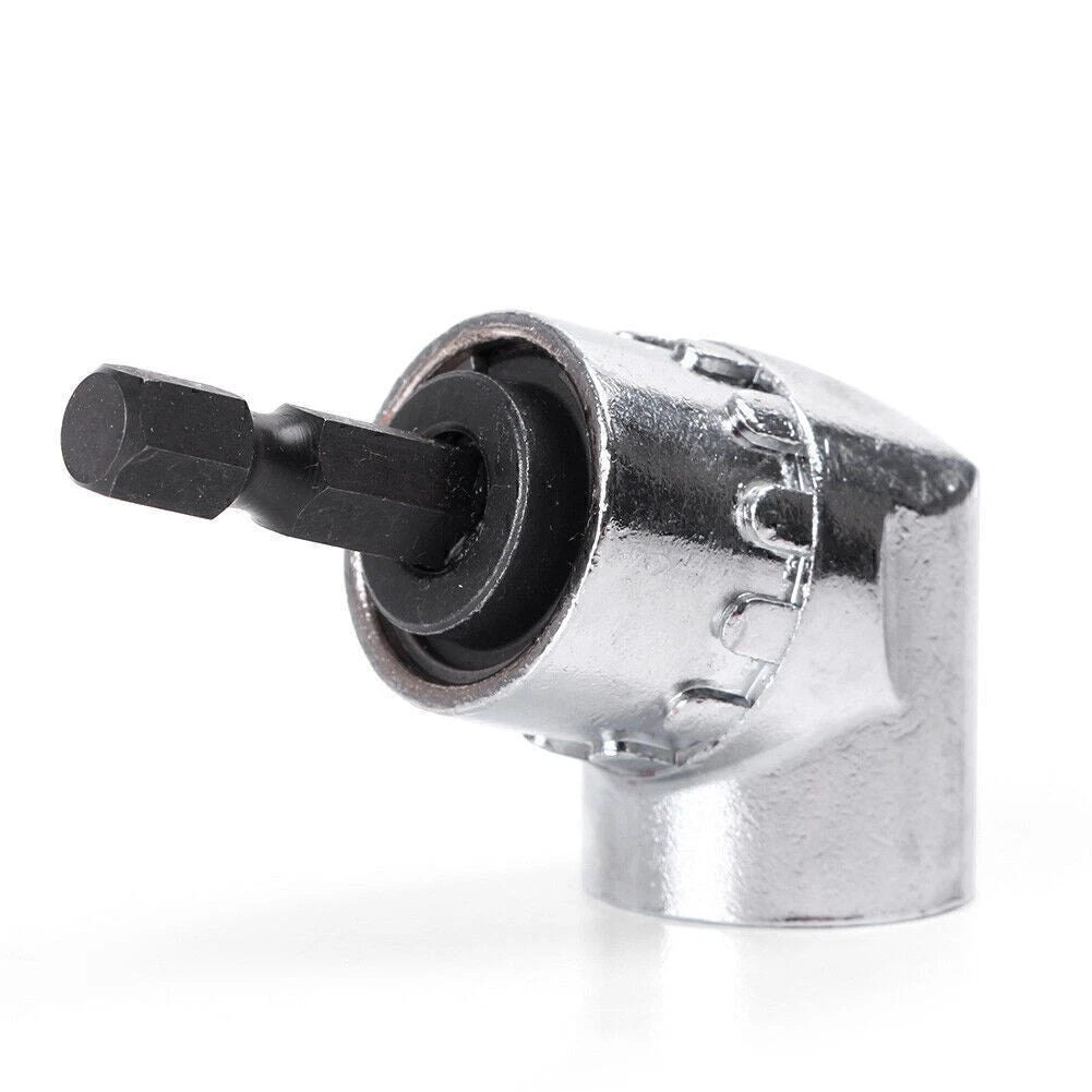 1/4" Hex Drill Bit Socket Holder Adaptor for Universal Use (105° Angle)