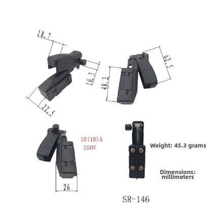 Miter Saw Switch for DW872 (10A 250V)