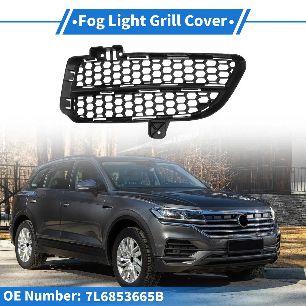 Front Left Fog Light Grill for Volkswagen Touareg (2007–2010) Replacement