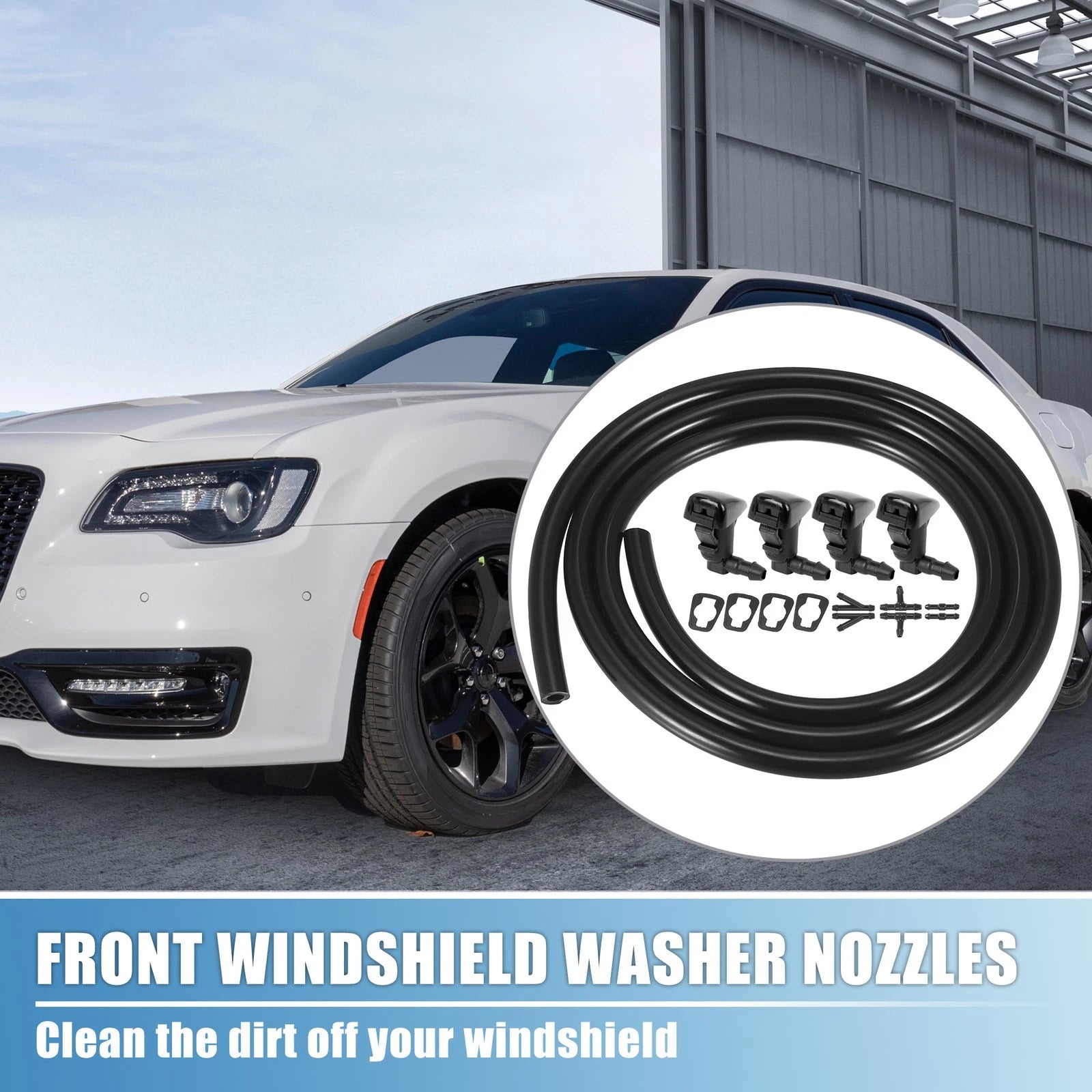 Windshield Washer Nozzles Replacement Set for Chrysler 300 (2011–2018)