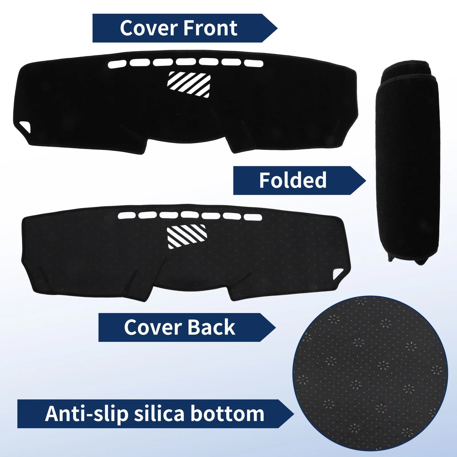 Dash Cover for Lexus IS350/IS300h/IS250 (2005–2013) Black Polyester
