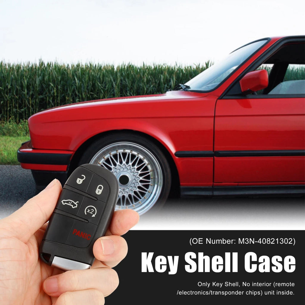 Car Key Fob Shell Case Replacement for Dodge Journey Challenger (2008–2019)