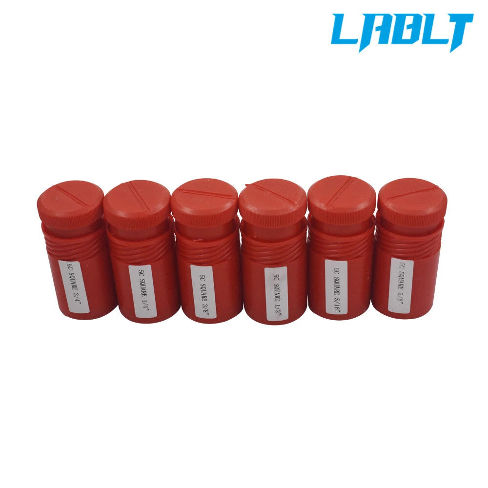 5C Hex/Square/Round Collet Set for Emergency Use and Collet Stop