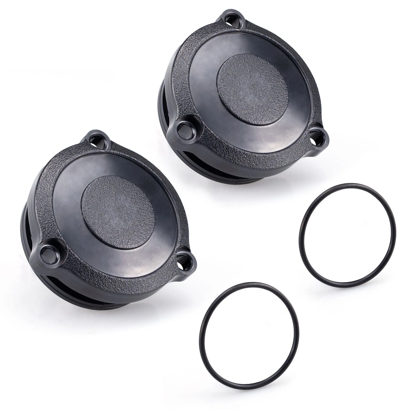 2 Front Wheel Hubcaps for Polaris Xplorer Big Boss Xpedition (250–500)