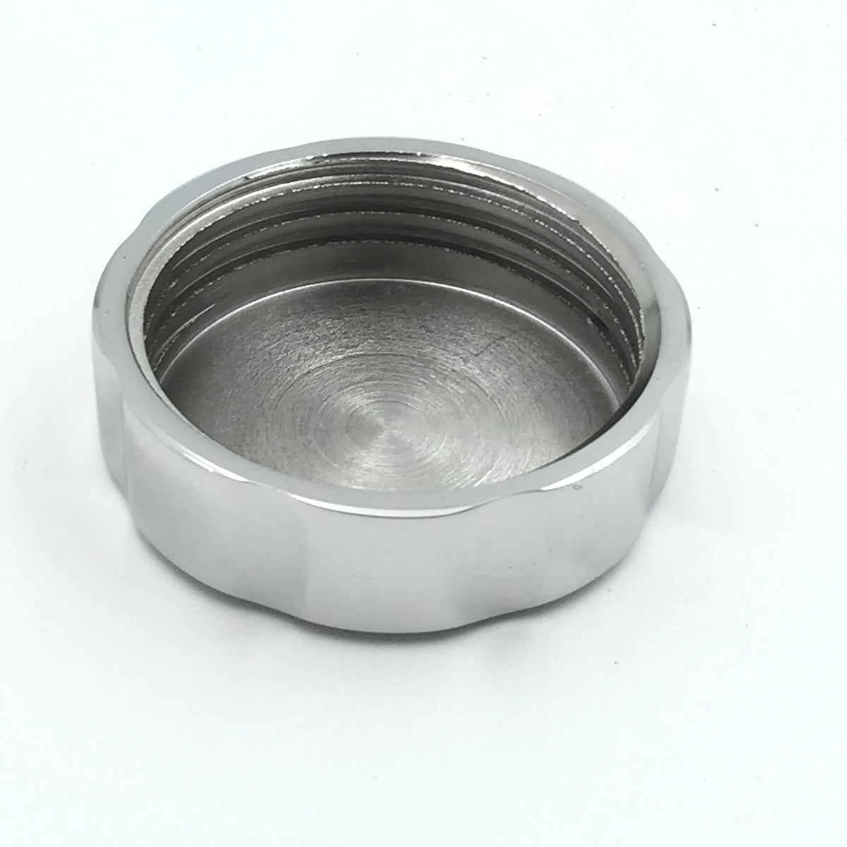 Chrome Front Master Cylinder Fluid Reservoir Cap Cover for Yamaha YZF R1 R6 (2000–2023)