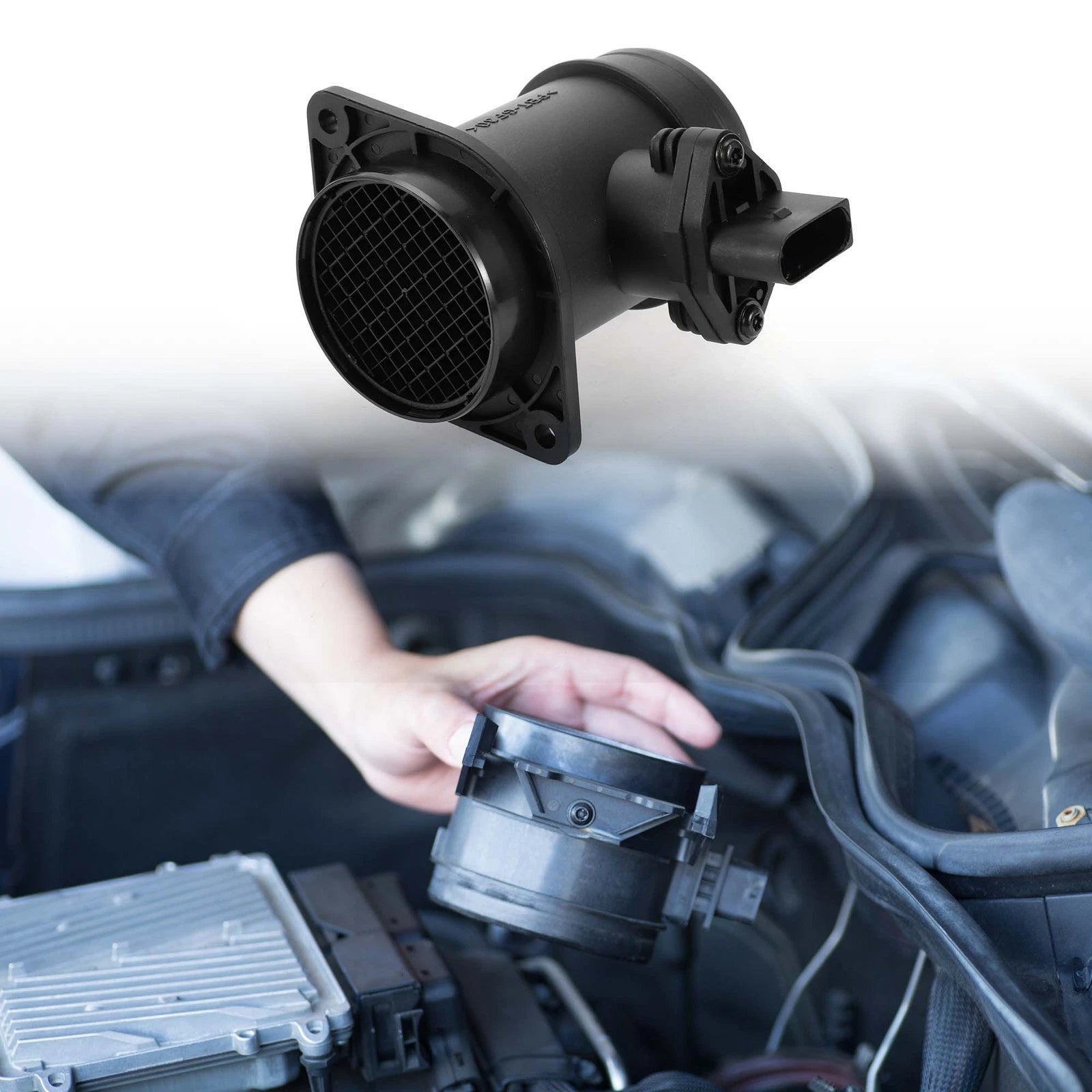 Mass Air Flow Sensor Assembly Replacement for Audi A4 A6 (2009–2019)