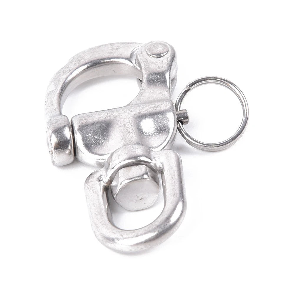 Silver Swivel Snap Shackle 70mm for Marine Boat Hardware