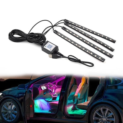 RGB Music VoiceControl Floor Atmosphere Light Decorative Foot Light GZ