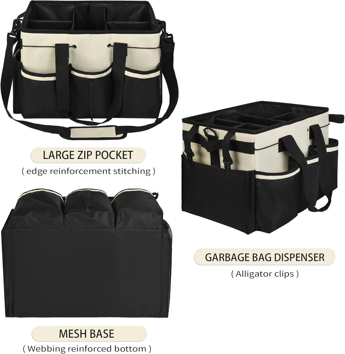 Collapsible Caddy Storage Bag for Car Truck SUV (2010–2023)