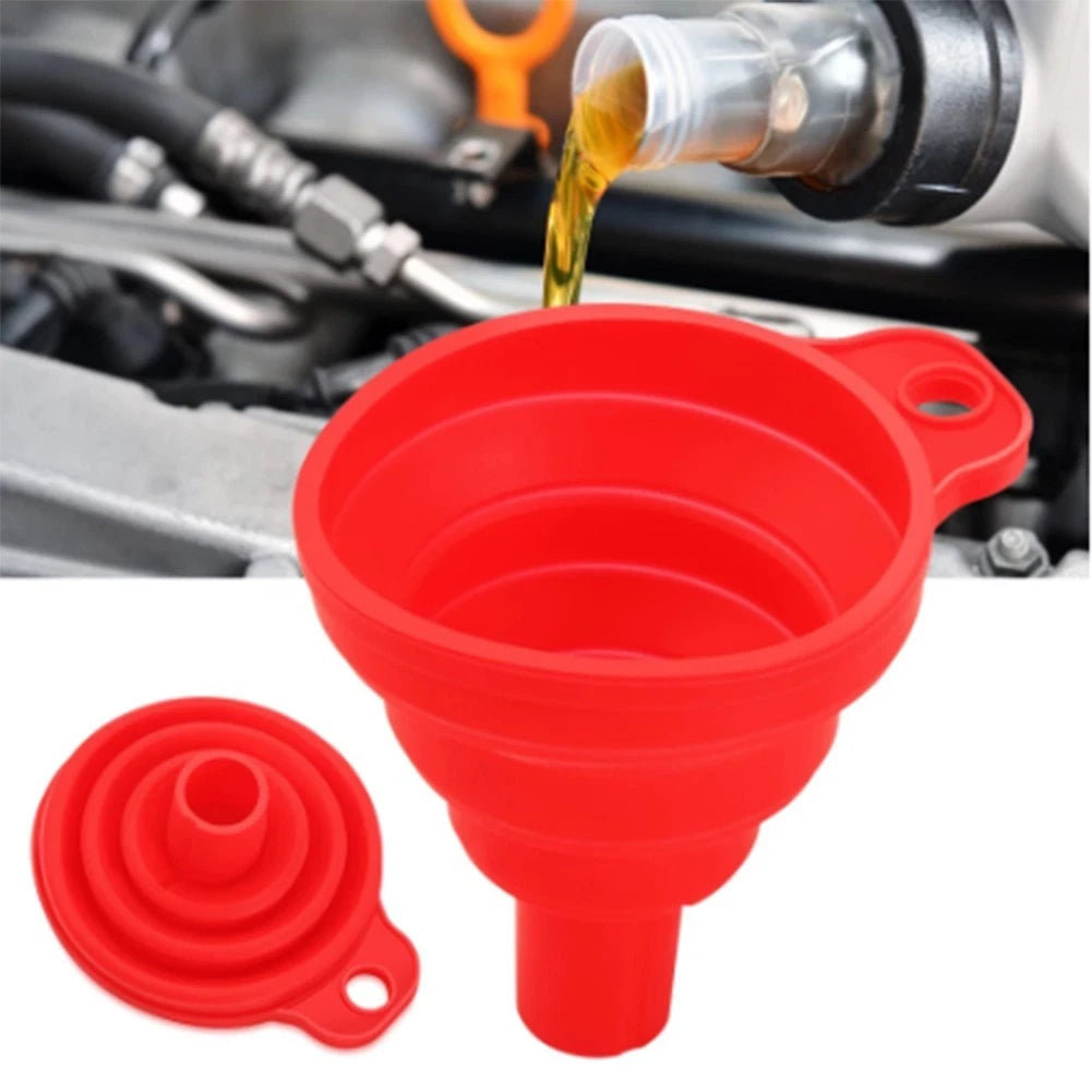 Foldable Car Funnel for Engine Oil & Screen Wash (Space Saving Design)