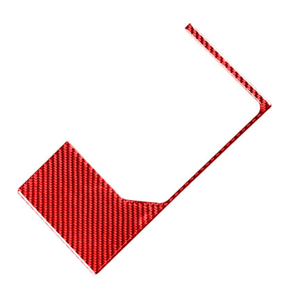 Carbon Fiber Red Gear Shift Panel Outer Frame Trim For Toyota Tundra 2014-2021
