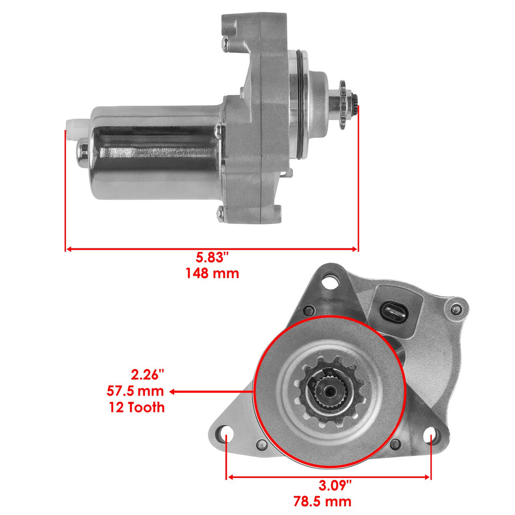 Starter Motor Replacement for Kazuma Redcat ATV (90 110 150cc) (2010–2015)