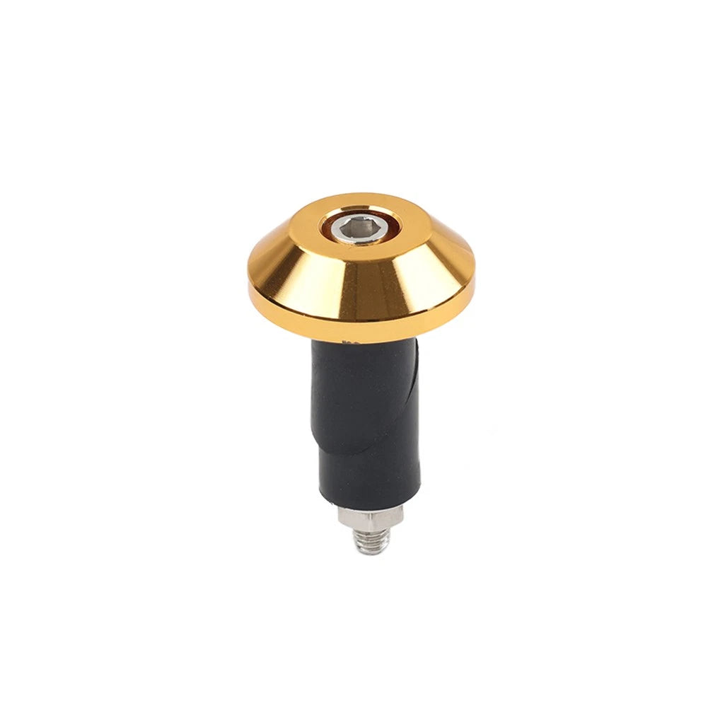 Handlebar Grips for Motorcycle (7/8'' 1'') - Gold End Cap Slider Plug