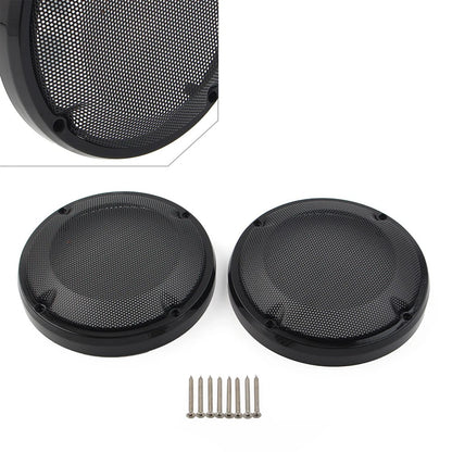 Saddlebag Lid Speaker Grill Mesh Cover for Harley Touring Electra Glide
