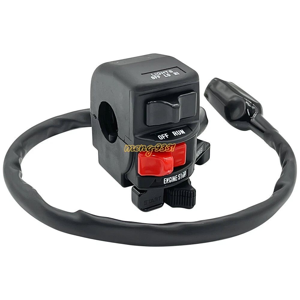 Handlebar Start Stop Switch Headlight for Kawasaki Bayou 220 250 (1990–2004)