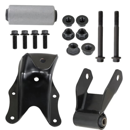 Rear Leaf Spring Shackle Bracket Hanger Kit for Ford F250 Bronco 4WD