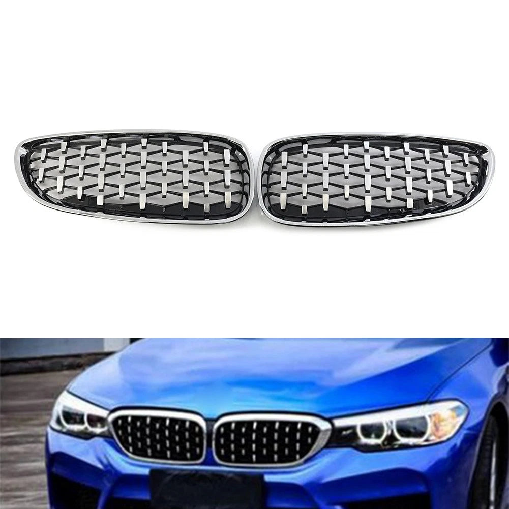 Pair of Chrome Front Grille Diamond Meteor for BMW Z4 E89 (2009–2016)