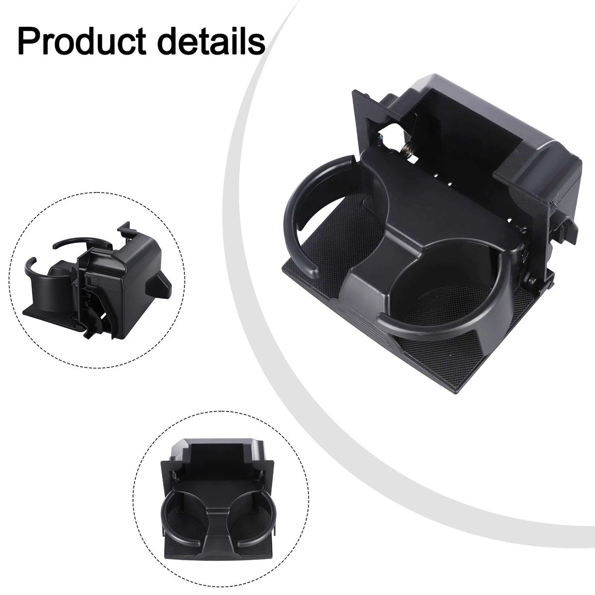 Cup Holder for Car Interior (ABS Material)