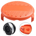 Trimmer Spool 4 Pack for Black Decker (Cap & Spring Replacement)