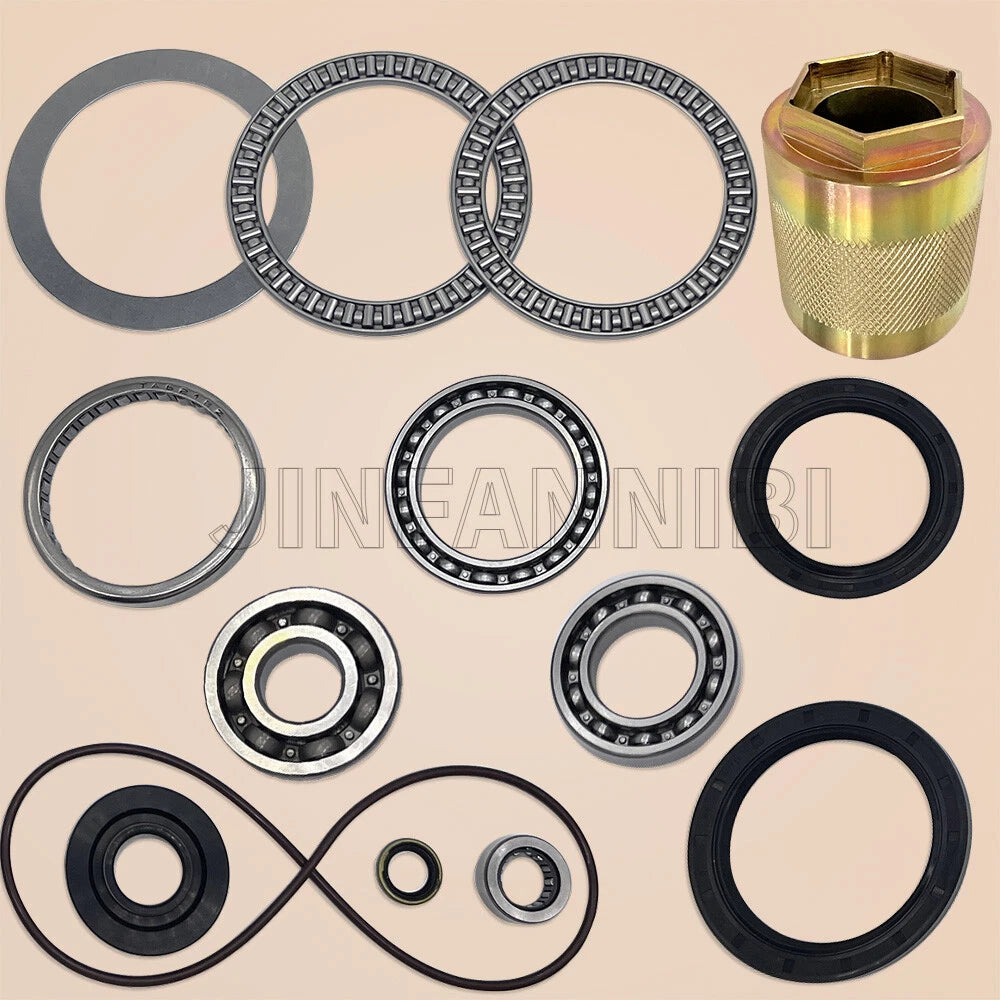 Front Differential Bearing Seals with Pinion Nut Tool for Kawasaki Brute Force 650 (2005–2023)