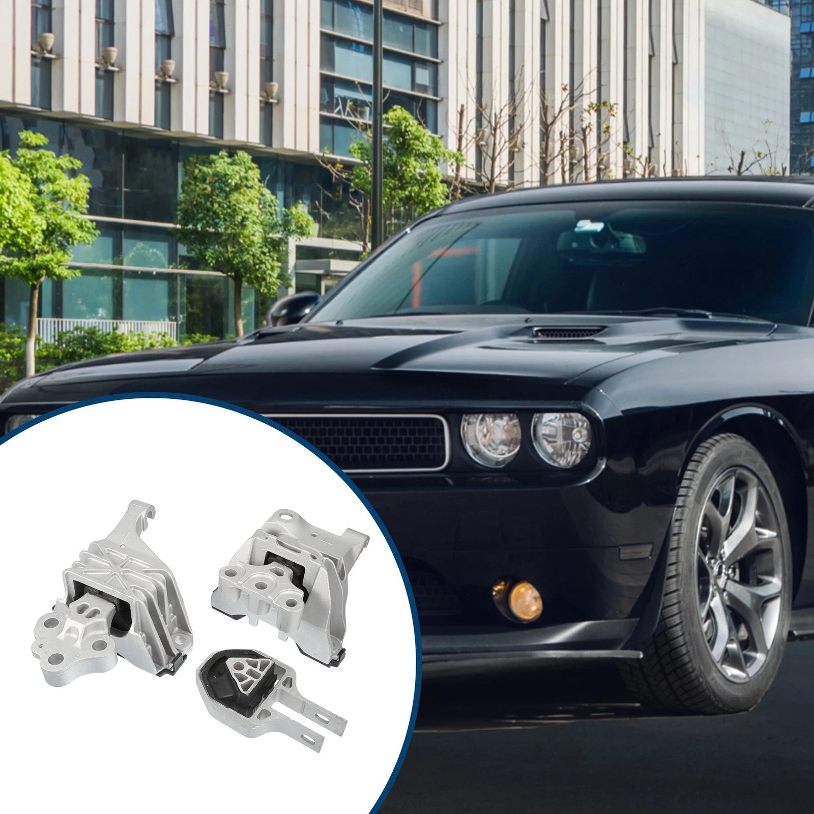 Engine Motor Mount Set Replacement for Dodge Dart (2013–2016)