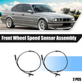 ABS Wheel Speed Sensor Front Left Right Set for BMW 528i Base (2008–2010)