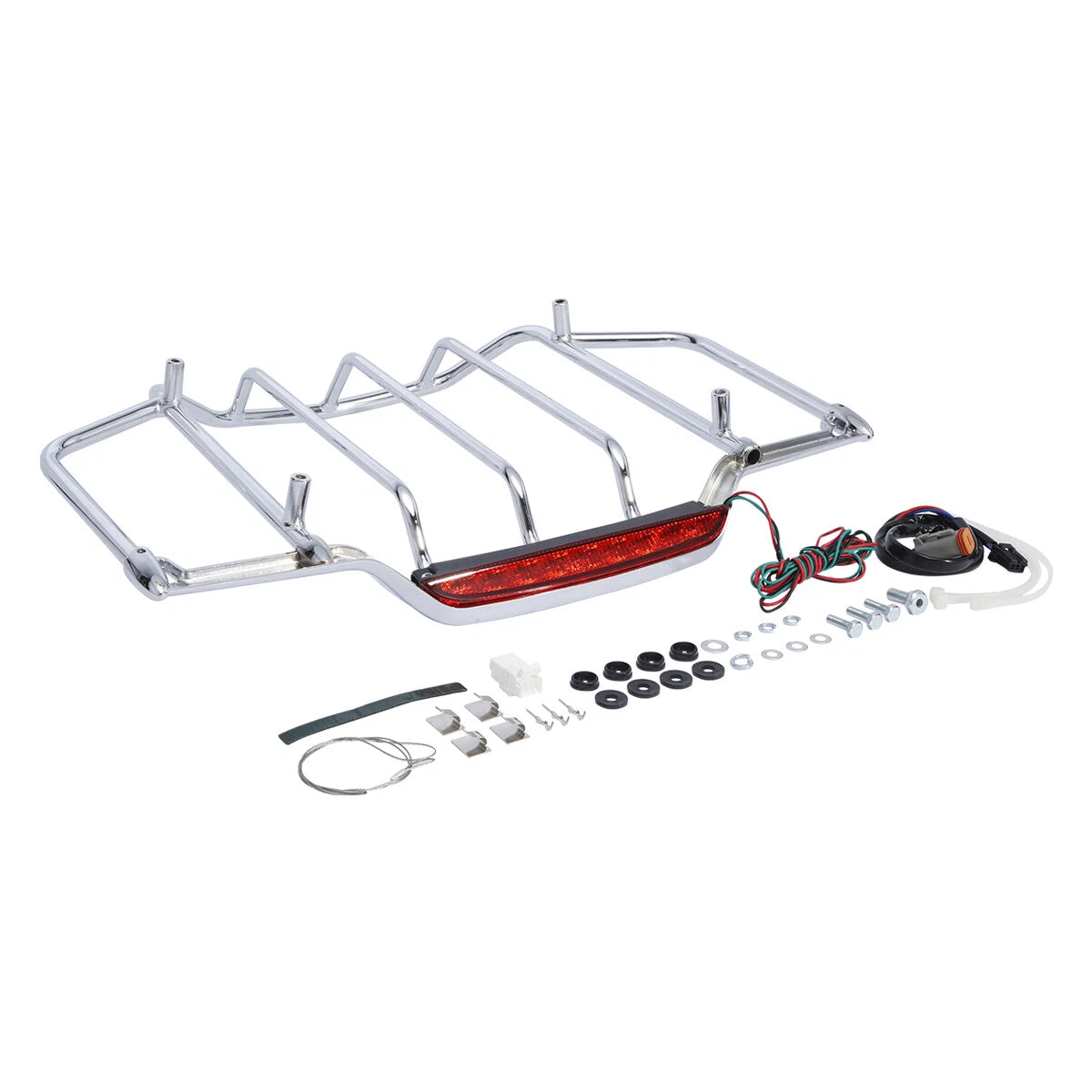 Chrome Trunk Luggage Rack for Harley Road King Glide (1993–2013)