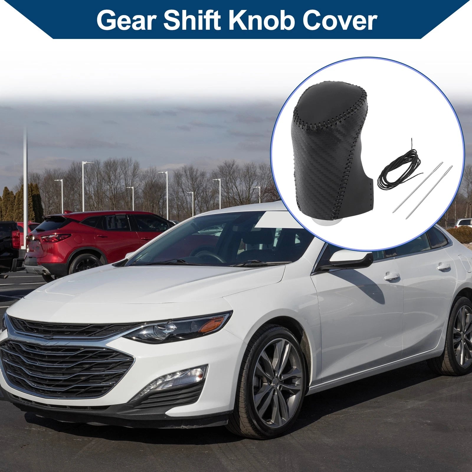 Gear Shift Knob Cover Replacement for Chevrolet Malibu (2016–2020)