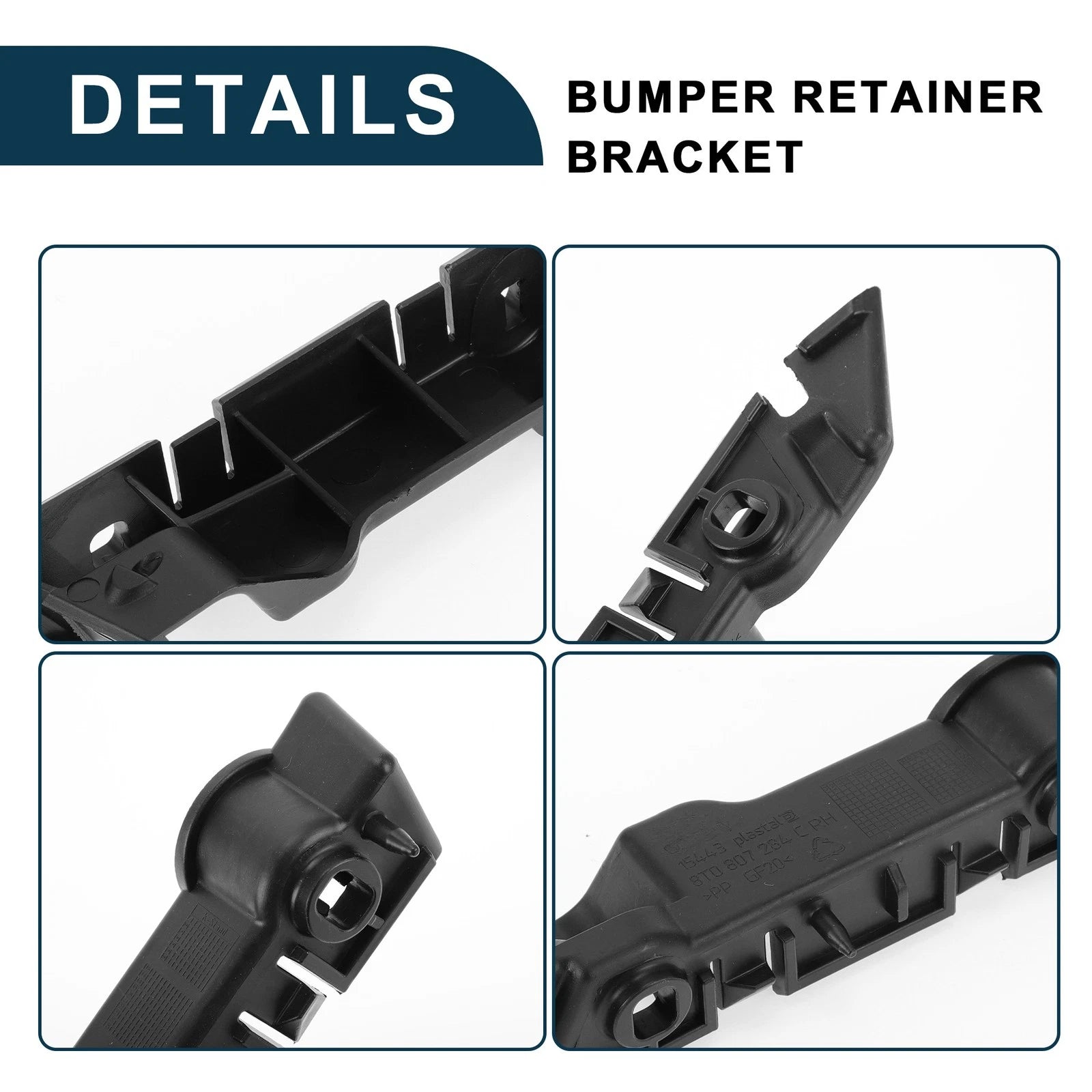 1pc Right Front Bumper Retainer Bracket No. 8T0807284C for Audi A5 (2008–2017)