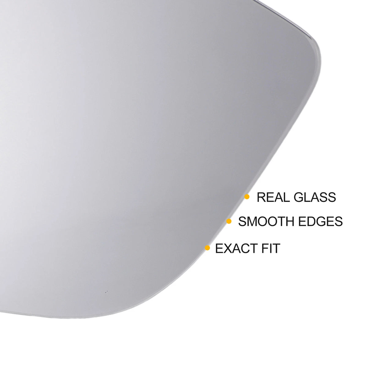 Right Side White Heated Mirror Glass for SEAT Ateca (2016–2022)