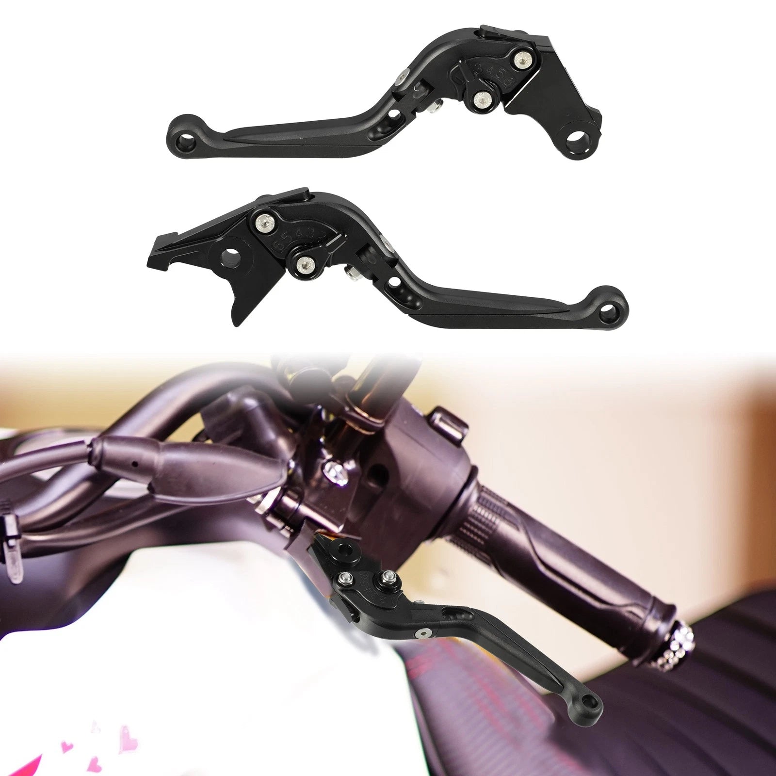 Brake Clutch Lever Set Folding Pair for Honda 250 (2017–2021)