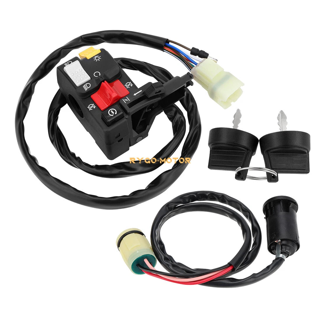 Handlebar & Key Switch Kit for Honda Foreman 450 S TRX450FM (1998–2004)