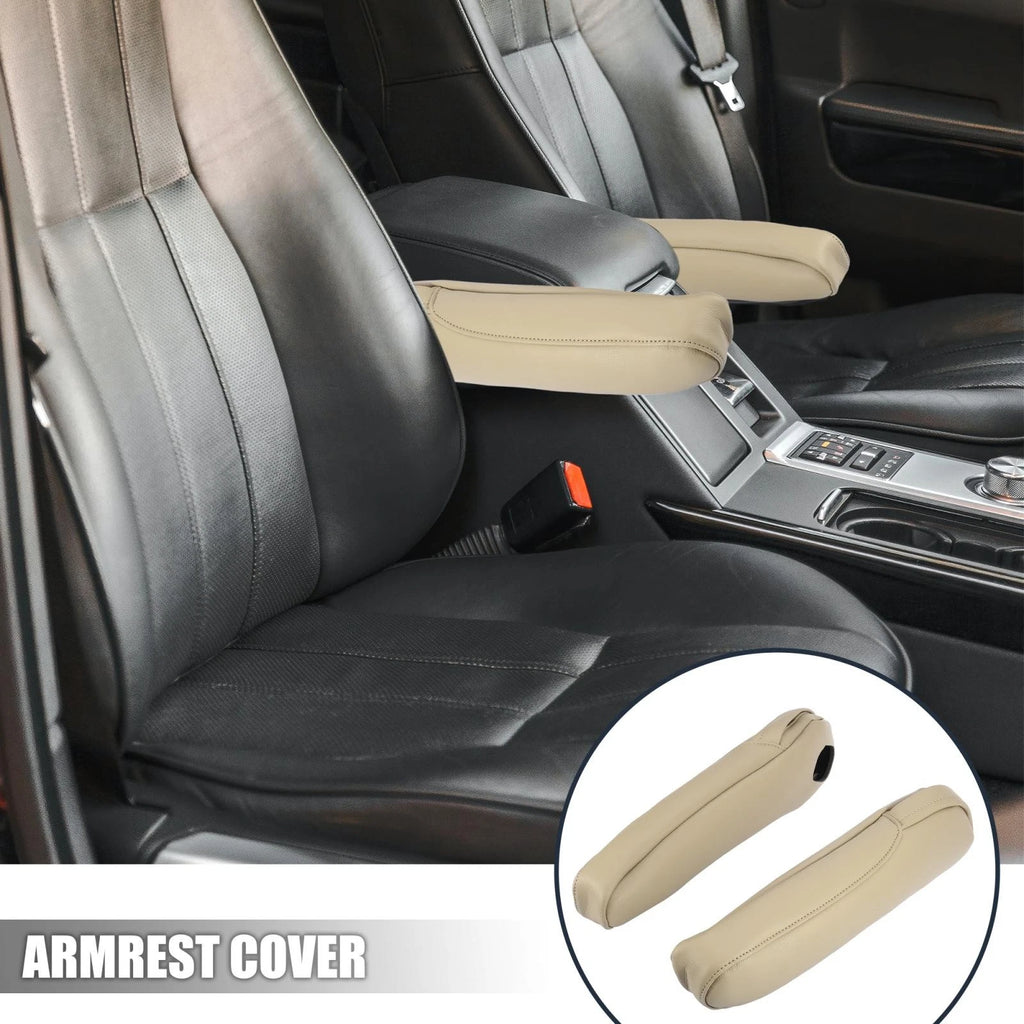 Front Seat Armrest Cover Pair Replacement for Honda Odyssey (2005–2010) Beige