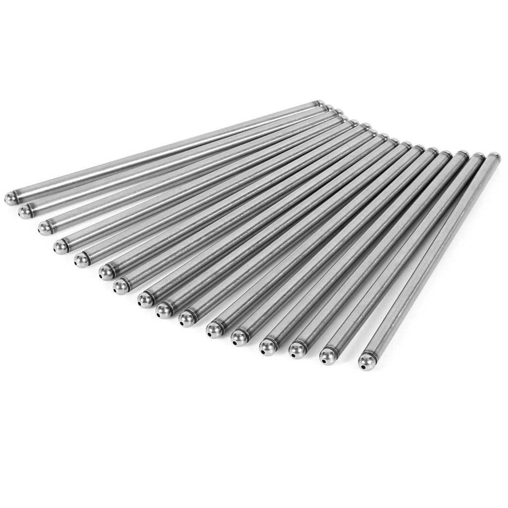 16pc Push Rods 7.68in Replacement for Chevy Small Block SBC 262 (1962–1967)