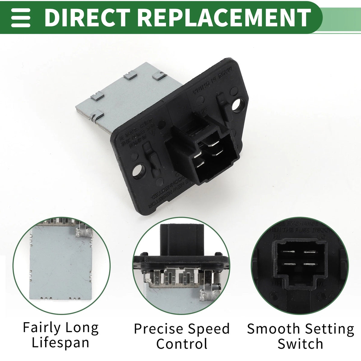HVAC Blower Motor Resistor Replacement for Hyundai Terracan Kia Sorento (2001–2009)