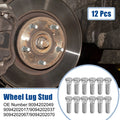 Wheel Lug Stud Kit 12 Pcs M12x1.5 Front Rear for Lexus ES350 (2007–2018)
