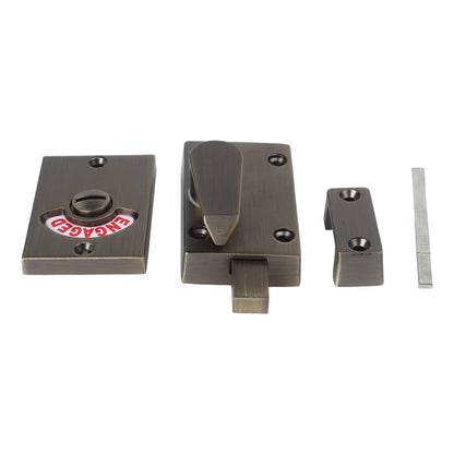 Zinc Alloy Vacant Engaged Indicator Bolt for Bathrooms