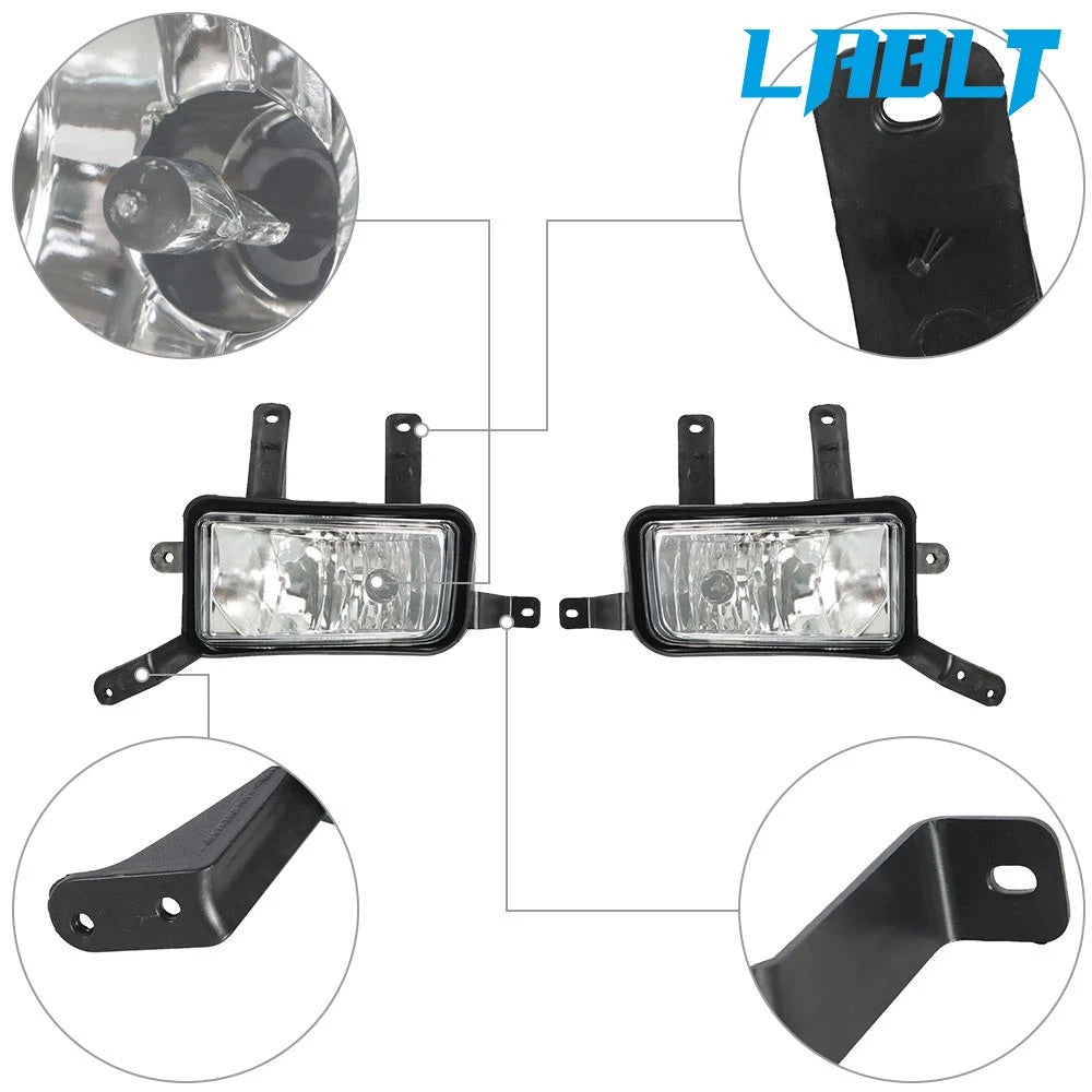 Fog Light Lamp Kit with Switch Harness for Chevy Suburban/Tahoe (2016–2019)