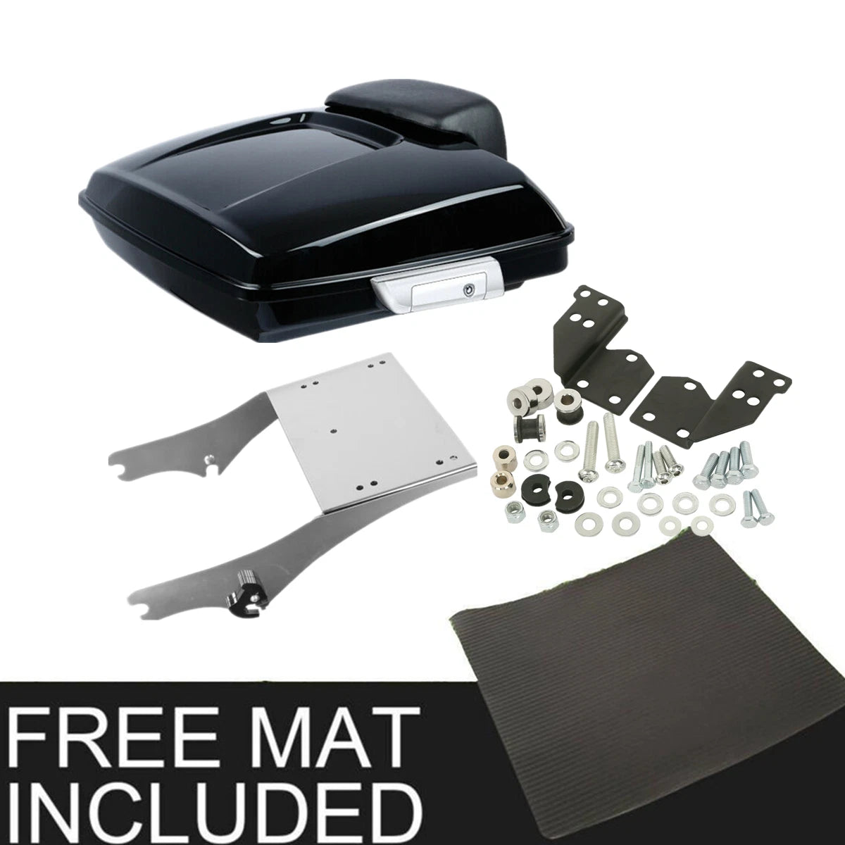 Razor Trunk Mount Rack Pad with Docking Kit for Harley Electra Glide (1997–2008)