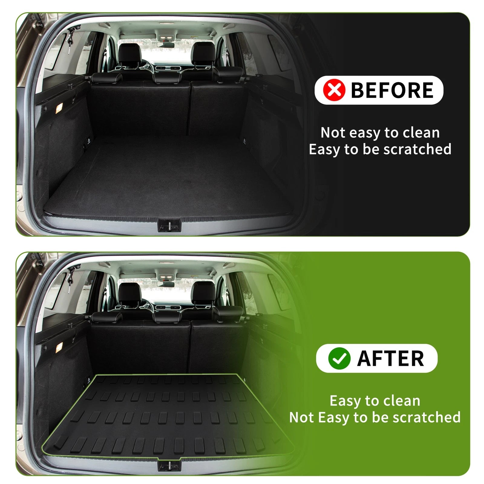 Rear Trunk Mat Replacement TPE Cargo Liner for Chevrolet Trax (2024–2025)