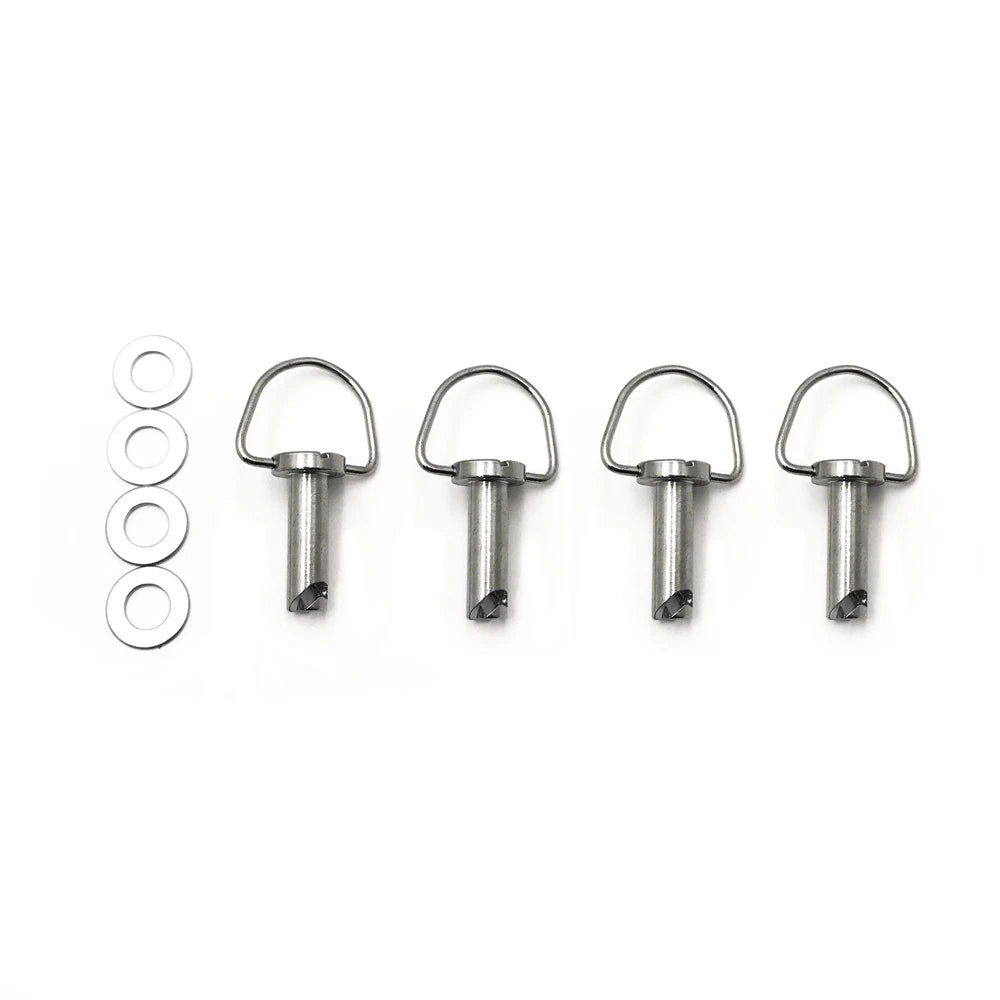 Saddlebag Mounting Pin Stud Bolt for Harley Touring FLHR FLH (Black)