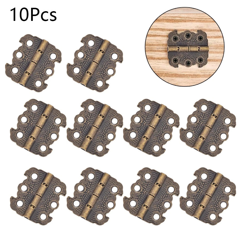 10pcs Butterfly Hinges for Jewelry Chest Cabinet