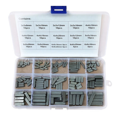 Complete Parallel Transmission Shaft Key Assortment