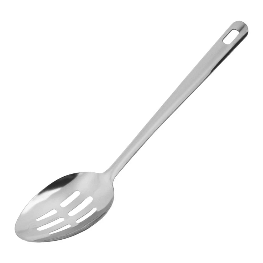 5 Piece Stainless Steel Spoon Set for Mixing Serving Straining