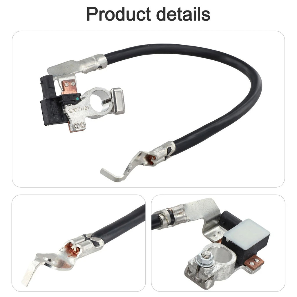 Negative Battery Cable for Ford Focus (2012–2019) Black Silver