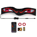 1X LED Colorful Devil Eye Lamp for Car Windows (52")