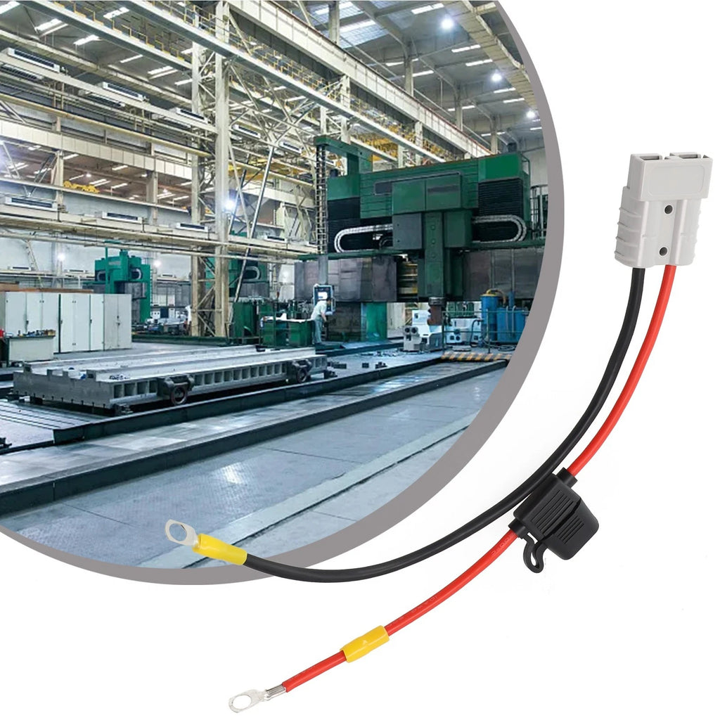 Weatherproof Battery Charging Cable for Universal Use (10A Fuse)